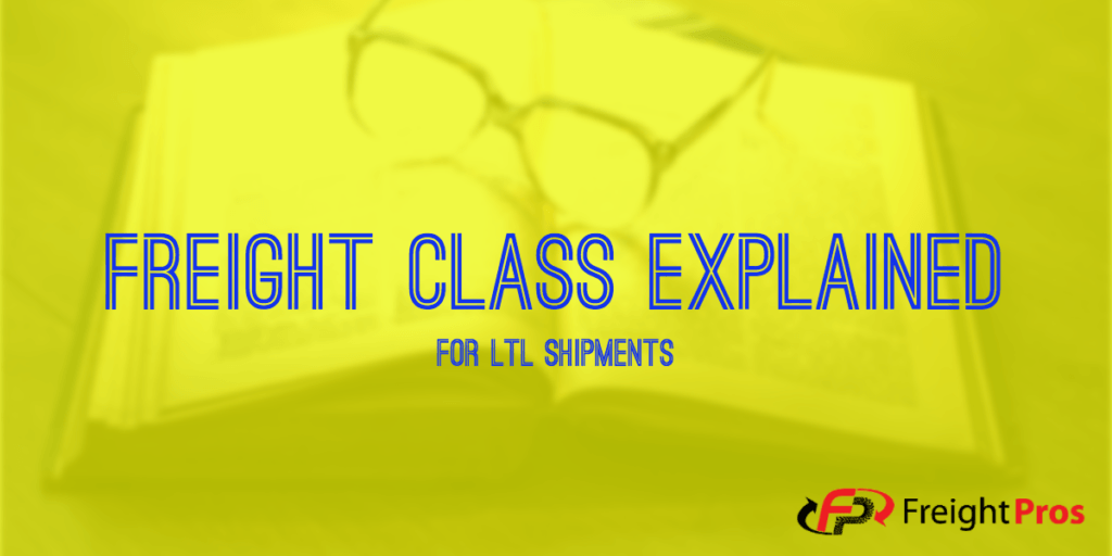 Ltl Freight Class Chart