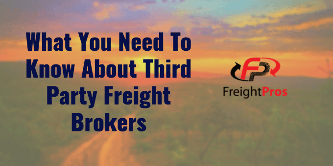 third party freight broker