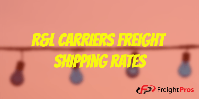 rl carriers freight shipping rates