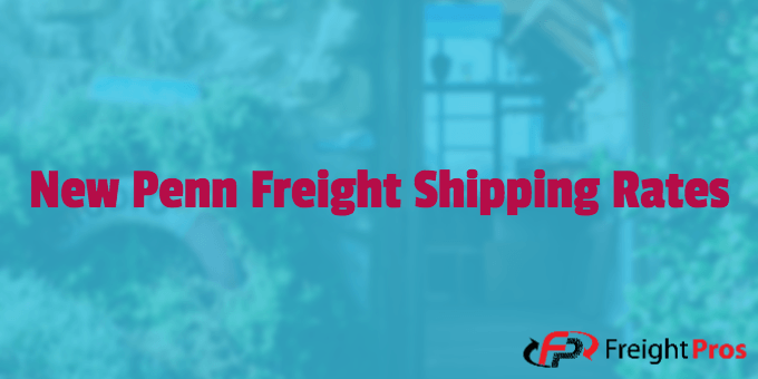 new penn freight shipping rates