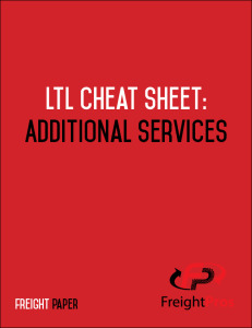 ltl additional services cheat sheet