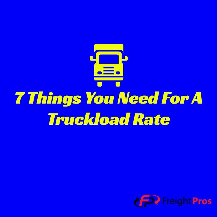 truckload rates