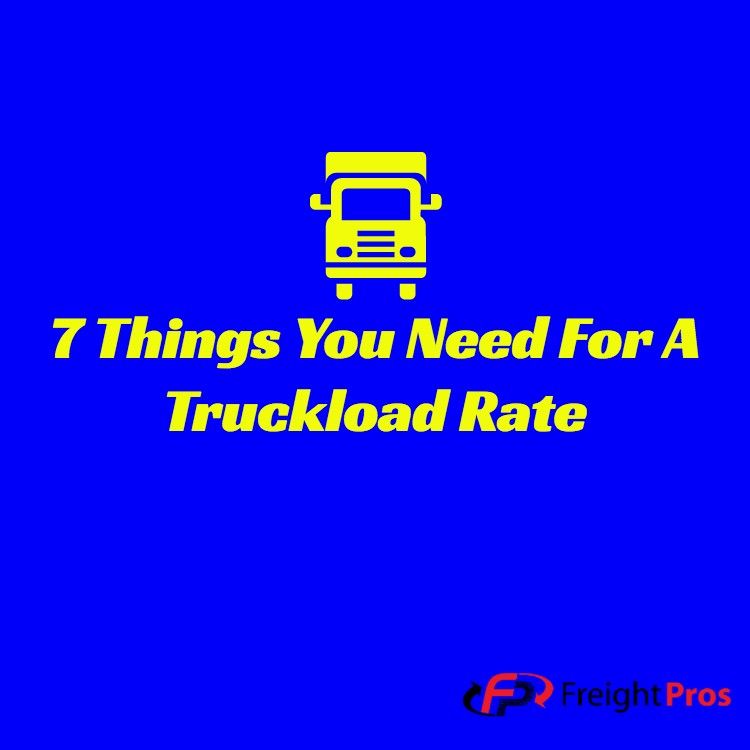 truckload rates