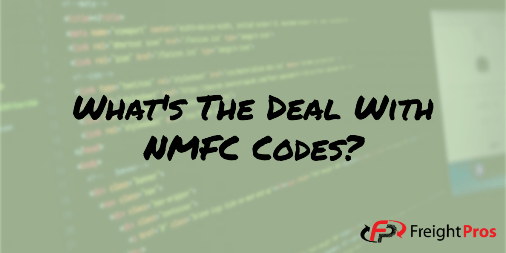 Nmfc Codes Chart