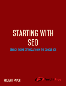 Starting with SEO