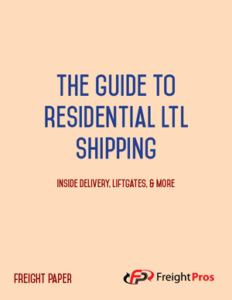 Freight Paper - The Guide to Residential LTL Shipping