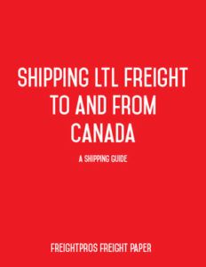 Shipping LTL Freight To and From Canada