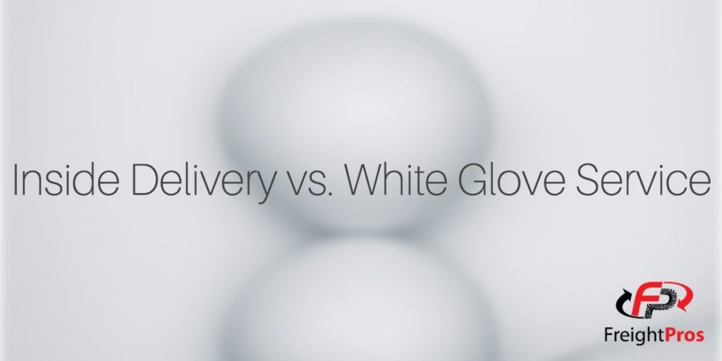 inside delivery white glove service