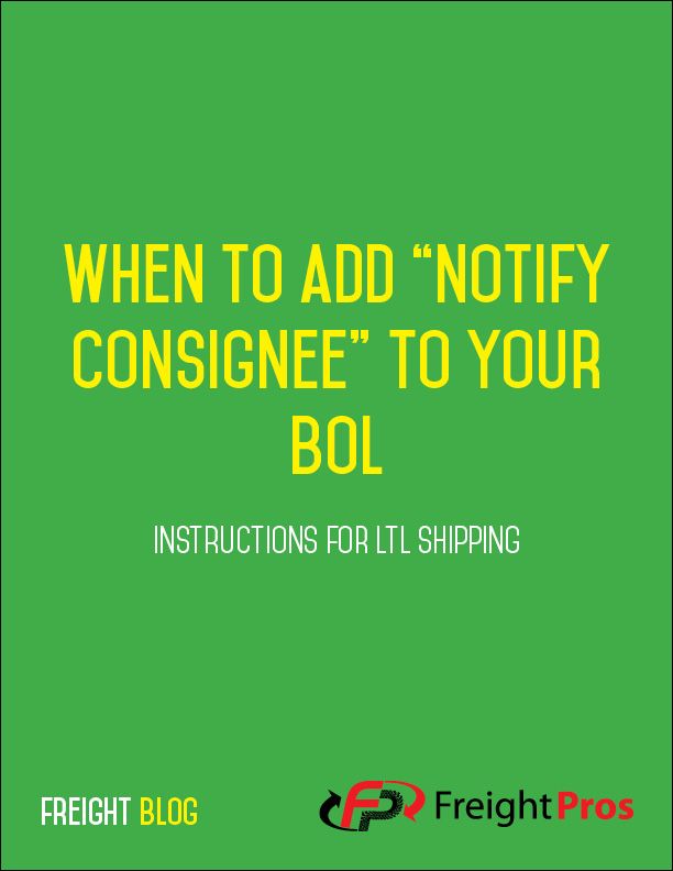 notify consignee