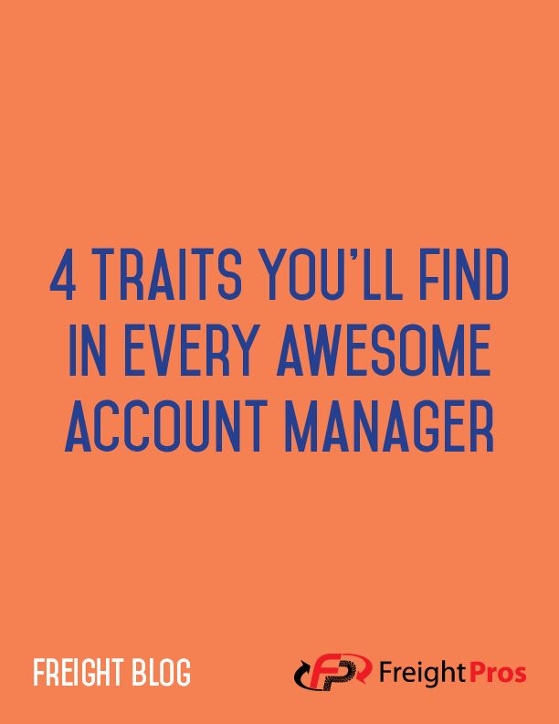 4 traits awesome account manager