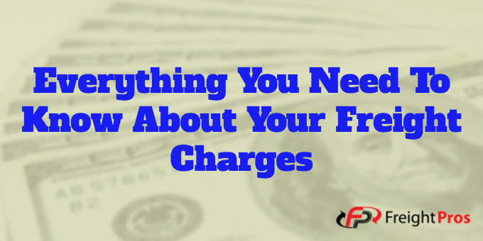 freight charges