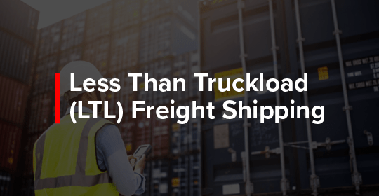 Less than truckload freight shipping