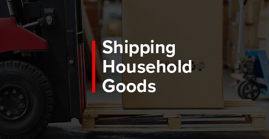 shipping household goods