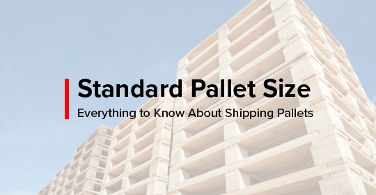 standard pallet size