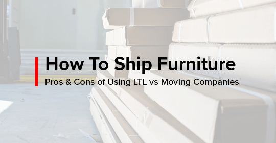 how to ship furniture
